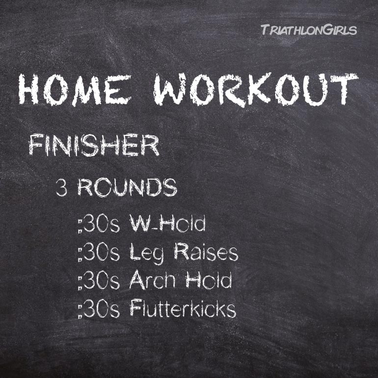 TriathlonGirls Home Workout 12 Finisher